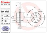 Disc frana BREMBO, Cod: 09.A235.2G