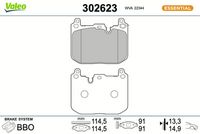 Bremsbelagsatz, Scheibenbremse