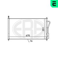 Condensator, climatizare ERA, Cod: 667065
