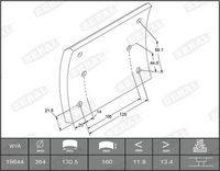 BERAL Remvoeringsset, trommelrem 1