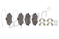 комплект спирачно феродо, дискови спирачки