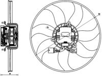 Thumbnail - Koelventilatorwiel - CFF170000S - MAHLE
