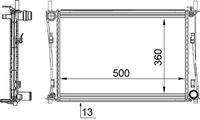 Thumbnail - Radiateur - CR1355000S - MAHLE