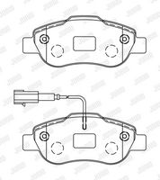 Bremsbelagsatz, Scheibenbremse