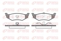 комплект спирачно феродо, дискови спирачки