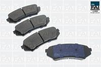 Комплект спирачно феродо, дискови спирачки FPBP143 FAI AutoParts