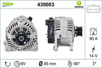 Generator / Alternator VALEO, Cod: 439003