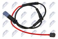 предупредителен контактен сензор, износване на накладките