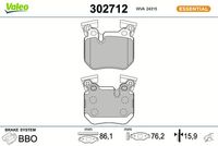 Bremsbelagsatz, Scheibenbremse