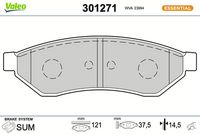 комплект спирачно феродо, дискови спирачки
