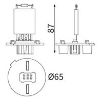 Widerstand, Innenraumgebläse