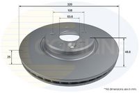 Disc frana COMLINE, Cod: ADC2844V
