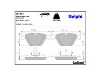 комплект спирачно феродо, дискови спирачки