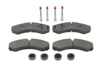 Bremsbelagsatz, Scheibenbremse