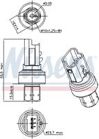 NISSENS Drukschakelaar, airconditioning 6