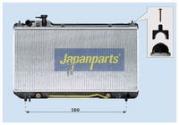 Radiator, racire motor JAPANPARTS, Cod: RDA153105
