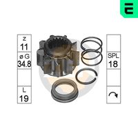 Pinion electromotor ERA, Cod: ZN9426