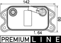 Thumbnail - Oliekoeler, motorolie - CLC70000P - MAHLE