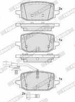 Bremsbelagsatz, Scheibenbremse