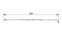 Warnkontakt, Bremsbelagverschleiß