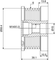 Ελεύθερη περιστροφή γεννήτριας VALEO NEW SPARE PART