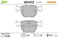 Bremsbelagsatz, Scheibenbremse