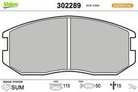 Bremsbelagsatz, Scheibenbremse