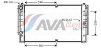 Radiator, racire motor AVA Clever Choice, Cod: VNA2149