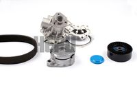 Pompa apa + Set curea transmisie cu caneluri HEPU, Cod: PK051211