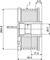 Ελεύθερη περιστροφή γεννήτριας VALEO NEW SPARE PART