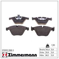 комплект спирачно феродо, дискови спирачки