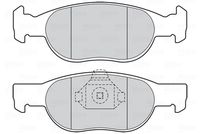 Bremsbelagsatz, Scheibenbremse