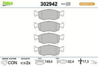 Bremsbelagsatz, Scheibenbremse
