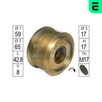 Fulie alternator ERA, Cod: ZN5527