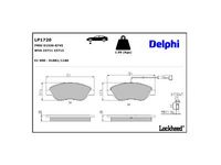 комплект спирачно феродо, дискови спирачки