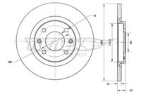 Bremžu diski TX 70-94 TOMEX brakes
