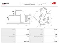Стартер S2155SR AS-PL
