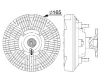 Thumbnail - Koppeling, radiateurventilator - CFC239000P - MAHLE