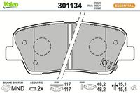 Bremsbelagsatz, Scheibenbremse