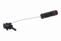 предупредителен контактен сензор, износване на накладките