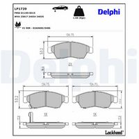 Bremsbelagsatz, Scheibenbremse