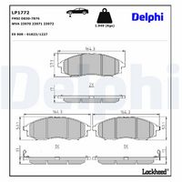 Bremsbelagsatz, Scheibenbremse