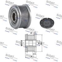 Fulie alternator SIDAT, Cod: 455044