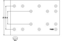 Bremsbelagsatz, Trommelbremse