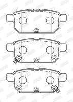 Bremsbelagsatz, Scheibenbremse