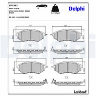 Bremsbelagsatz, Scheibenbremse