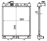 Thumbnail - Radiateur - CR844000S - MAHLE