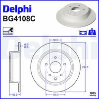 Disc frana DELPHI, Cod: BG4108C