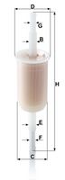 Filtru combustibil MANN-FILTER, Cod: WK 32 (10)
