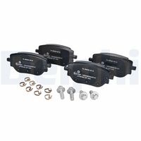 комплект спирачно феродо, дискови спирачки